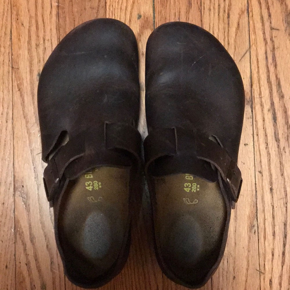 Birkenstock London shoe dark brown